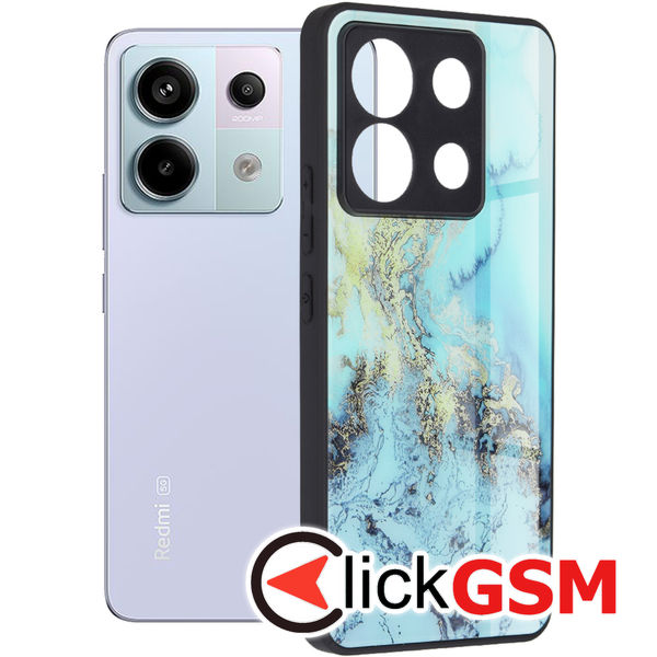 Techsuit - Glaze Series - Xiaomi Redmi Note 13 Pro 5G / Poco X6 - Blue Ocean