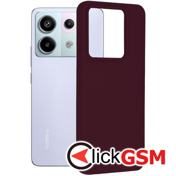 Techsuit - Soft Edge Silicone - Xiaomi Redmi Note 13 Pro 5G / Poco X6 - Plum Violet