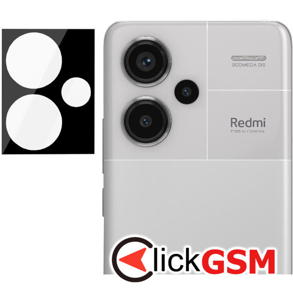 Techsuit - Full Camera Glass - Xiaomi Redmi Note 13 Pro+ 5G - Black