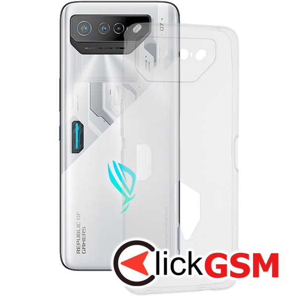 Techsuit - Clear Silicone - Asus ROG Phone 7 - Transparent