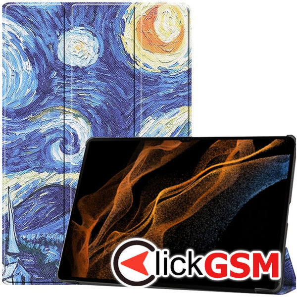 Techsuit - FoldPro - Samsung Galaxy Tab S8 Ultra / S9 Ultra - Starry Night