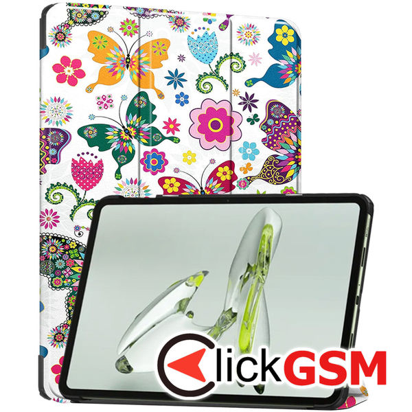 Techsuit - FoldPro - OnePlus Pad Go / Oppo Pad Air2 / Oppo Pad Neo - Butterfly