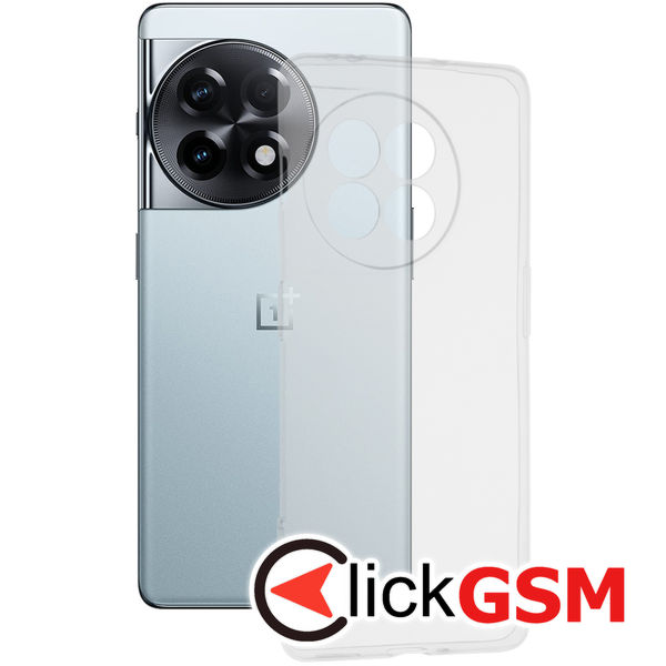 Techsuit - Clear Silicone - OnePlus 11R / OnePlus Ace 2 - Transparent