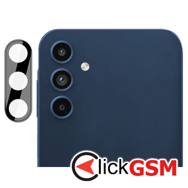 Techsuit - Full Camera Glass - Samsung Galaxy A15 4G / A15 5G - Black