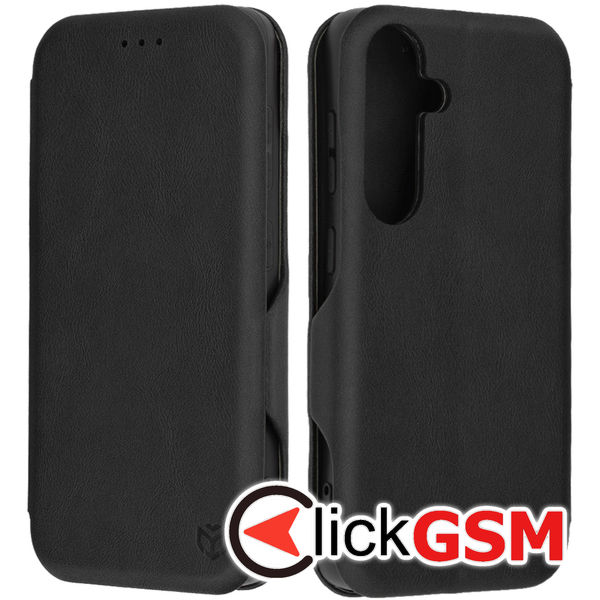 Husa pentru Samsung Galaxy S24 - Techsuit Safe Wallet Plus - Negru