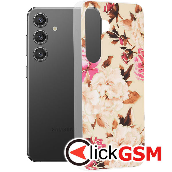 Techsuit - Marble Series - Samsung Galaxy S24 - Mary Berry Nude