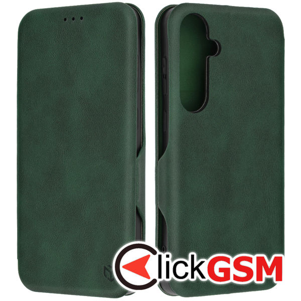 Husa pentru Samsung Galaxy S24 Plus - Techsuit Safe Wallet Plus - Verde