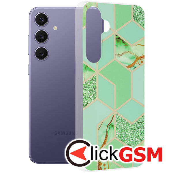 Techsuit - Marble Series - Samsung Galaxy S24+ - Green Hex