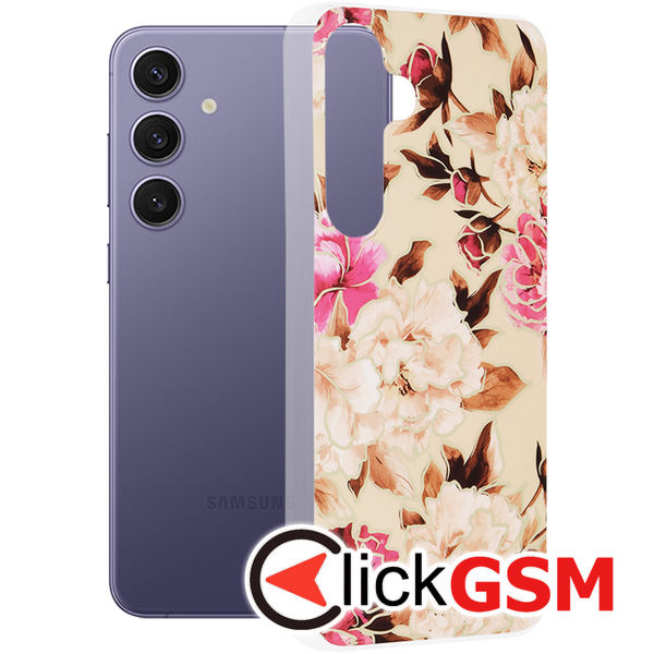 Techsuit - Marble Series - Samsung Galaxy S24+ - Mary Berry Nude