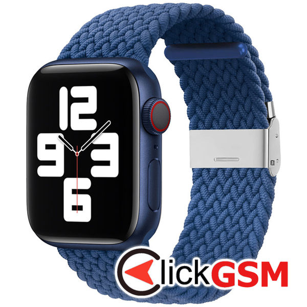 Techsuit - Watchband (W032) - Apple Watch 1/2/3/4/5/6/7/8/9/SE/SE 2 (38/40/41mm) - Atlantic Blue