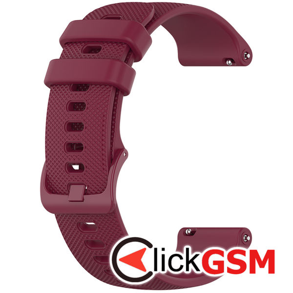 Techsuit - Watchband 22mm (W006) - Huawei Watch GT 2 (46mm)/GT 2 Pro/GT 3 Pro (46mm)/Ultimate, Xiaomi Watch S1 - Burgundy