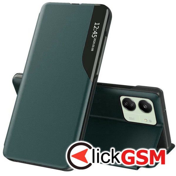 Techsuit - eFold Series - Xiaomi Redmi 13C 4G / 13C 5G / Poco M6 / C65 - Dark Green