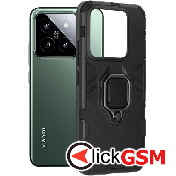 Techsuit - Silicone Shield - Xiaomi 14 - Black