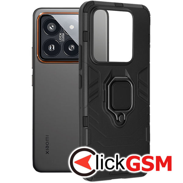 Techsuit - Silicone Shield - Xiaomi 14 Pro - Black