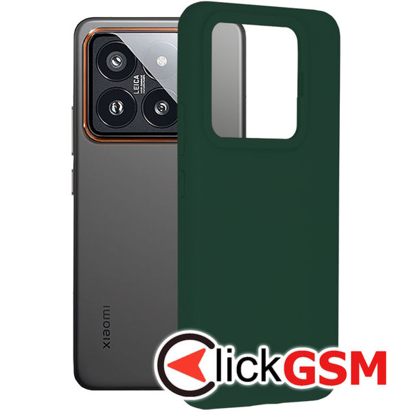 Techsuit - Soft Edge Silicone - Xiaomi 14 Pro - Dark Green