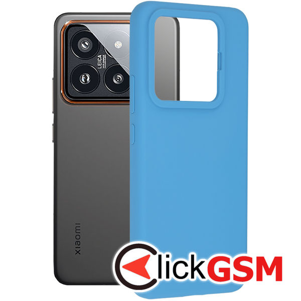 Techsuit - Soft Edge Silicone - Xiaomi 14 Pro - Denim Blue