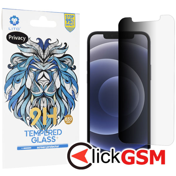 Lito - 2.5D Classic Glass - iPhone 12 / 12 Pro - Privacy