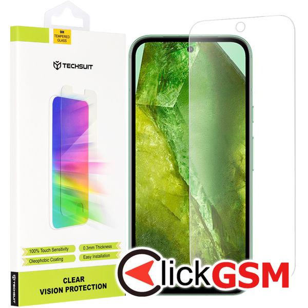 Techsuit - Clear Vision Glass - Google Pixel 8a - Transparent