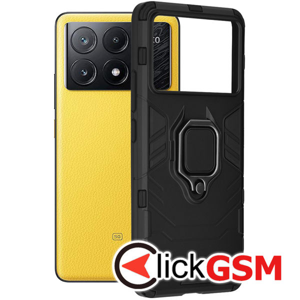 Techsuit - Silicone Shield - Xiaomi Poco X6 Pro - Black