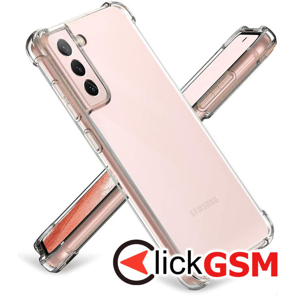 Techsuit - Shockproof Clear Silicone - Samsung Galaxy S21 5G - Clear