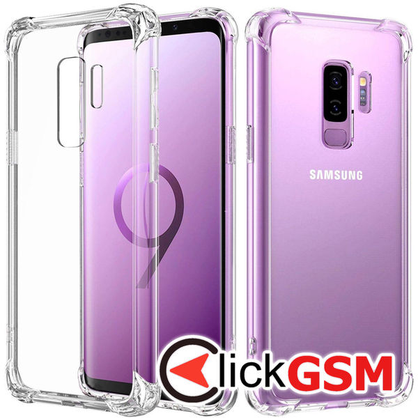 Techsuit - Shockproof Clear Silicone - Samsung Galaxy S9 Plus - Clear