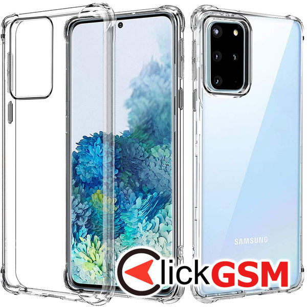 Techsuit - Shockproof Clear Silicone - Samsung Galaxy S20 Plus 4G / S20 Plus 5G - Clear