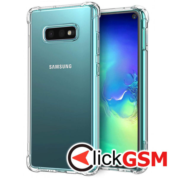 Techsuit - Shockproof Clear Silicone - Samsung Galaxy S10e - Clear