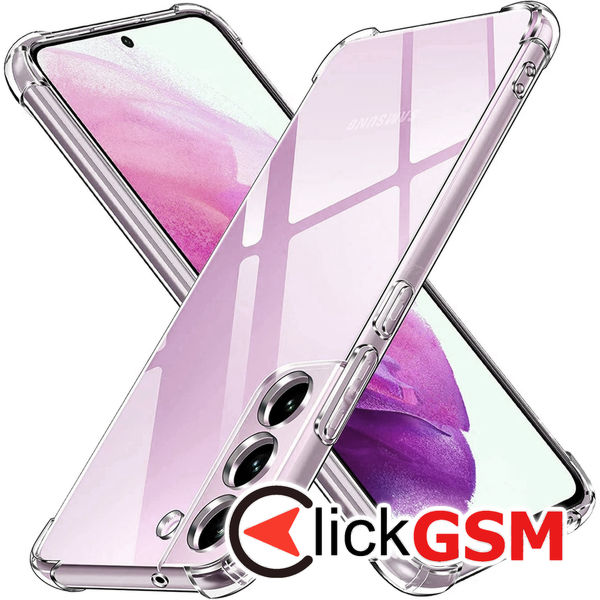 Techsuit - Shockproof Clear Silicone - Samsung Galaxy S21 FE 5G - Clear