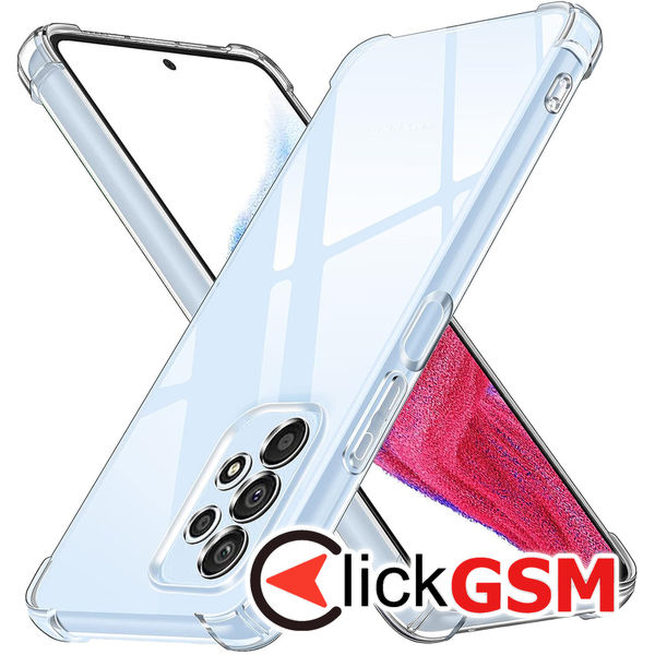 Techsuit - Shockproof Clear Silicone - Samsung Galaxy A53 5G - Clear
