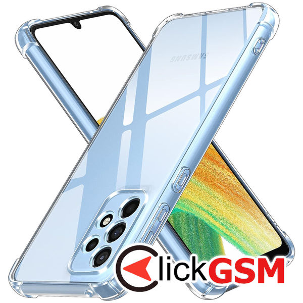 Techsuit - Shockproof Clear Silicone - Samsung Galaxy A33 5G - Clear