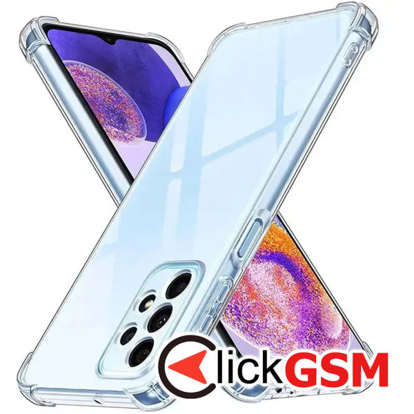 Techsuit - Shockproof Clear Silicone - Samsung Galaxy A23 4G / A23 5G - Clear