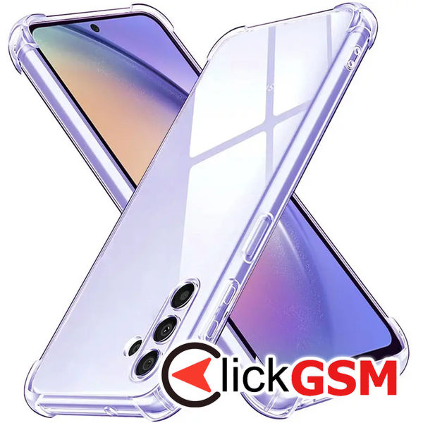 Techsuit - Shockproof Clear Silicone - Samsung Galaxy A54 - Clear