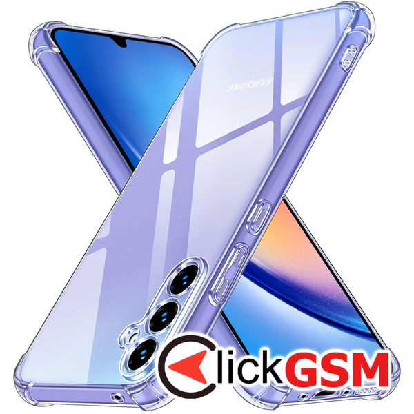 Techsuit - Shockproof Clear Silicone - Samsung Galaxy A34 5G - Clear