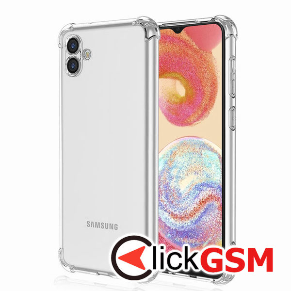 Techsuit - Shockproof Clear Silicone - Samsung Galaxy A04e / M04 - Clear