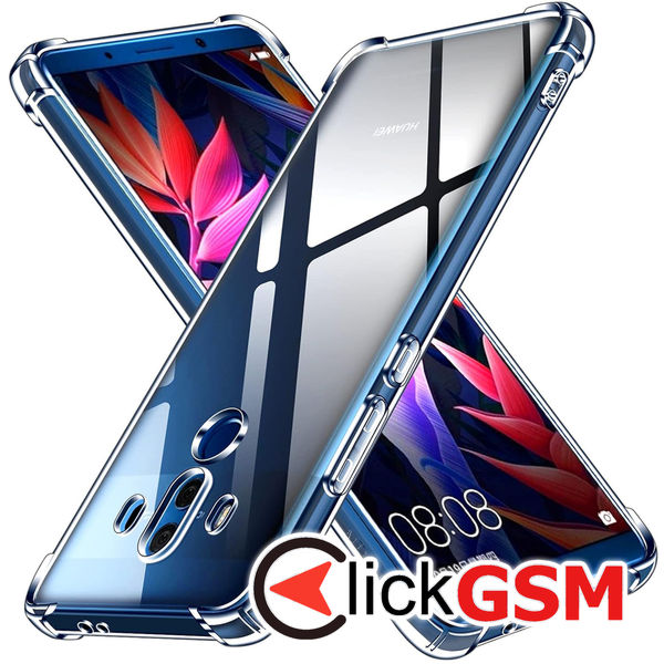 Techsuit - Shockproof Clear Silicone - Huawei Mate 10 Pro - Clear