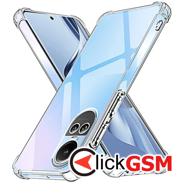 Techsuit - Shockproof Clear Silicone - Oppo Reno10 / Reno10 Pro - Clear