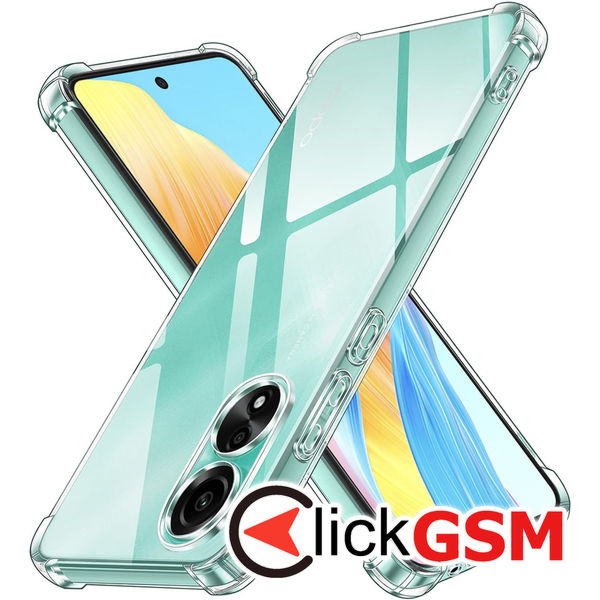 Techsuit - Shockproof Clear Silicone - Oppo A58 4G - Clear