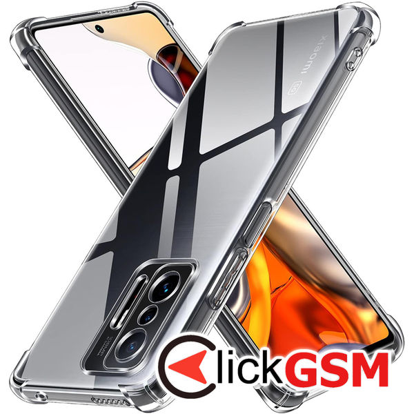 Techsuit - Shockproof Clear Silicone - Xiaomi 11T / 11T Pro - Clear