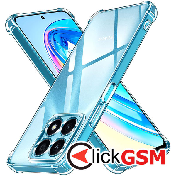 Techsuit - Shockproof Clear Silicone - Honor X8a - Clear