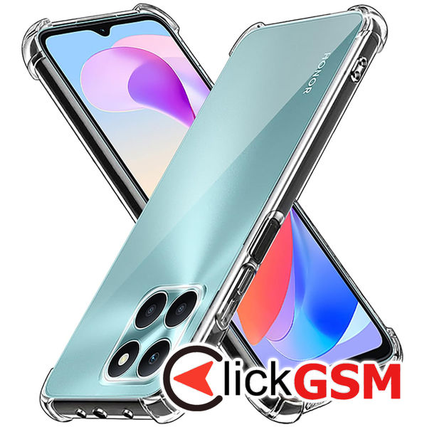 Techsuit - Shockproof Clear Silicone - Honor X6a - Clear