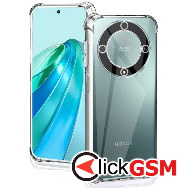 Techsuit - Shockproof Clear Silicone - Honor X9a - Clear