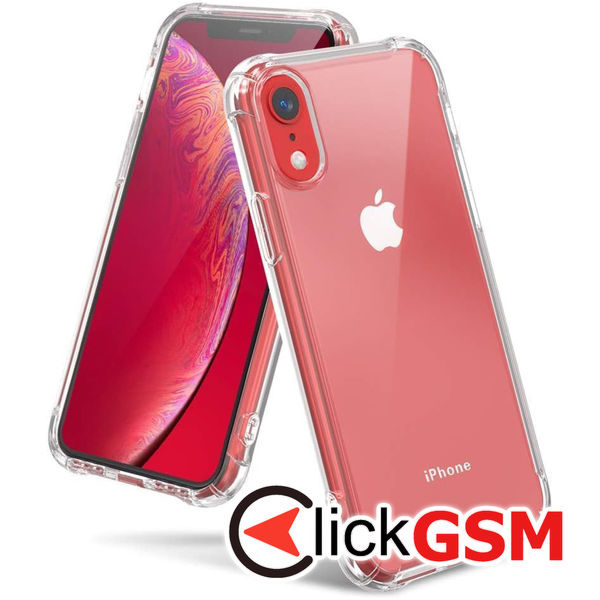 Techsuit - Shockproof Clear Silicone - iPhone XR - Clear