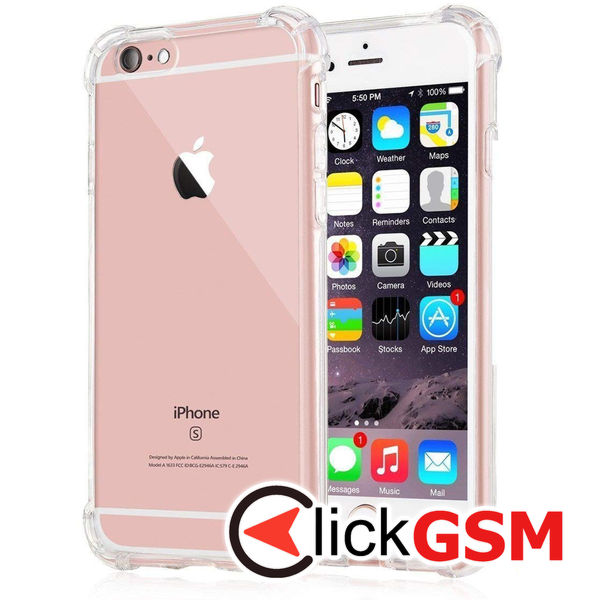 Techsuit - Shockproof Clear Silicone - iPhone 5/ 5s/ SE - Clear