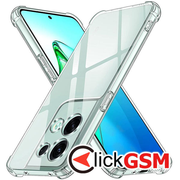 Husa de protectie Techsuit din Silicon pentru Oppo Reno8 Pro, Transparent
