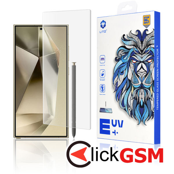 Lito - 3D UV Glass - Samsung Galaxy S24 Ultra - Clear
