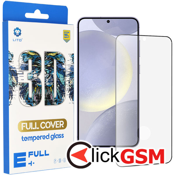 Lito - 3D Full Cover - Samsung Galaxy S24+ - Black