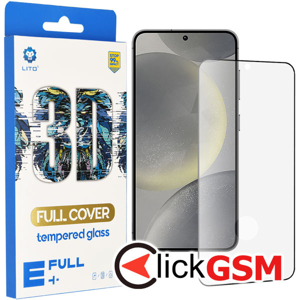 Lito - 3D Full Cover - Samsung Galaxy S24 - Black