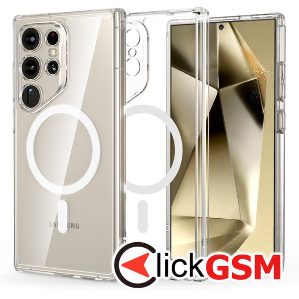 ESR - Classic Hybrid HaloLock - Samsung Galaxy S24 Ultra - Clear