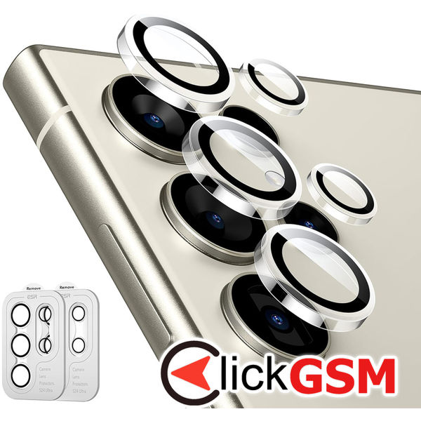 ESR - Lens Protector Tempered Glass (2 pack) - Samsung Galaxy S24 Ultra - Clear