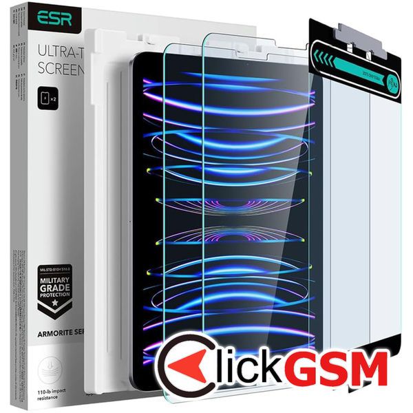 ESR - Armorite Screen Protector (2 pack) - iPad Air 4 / 5 / 11 (2020/2022/2024) / iPad Pro 11 (2018 / 2020 / 2021 / 2022) - Clear